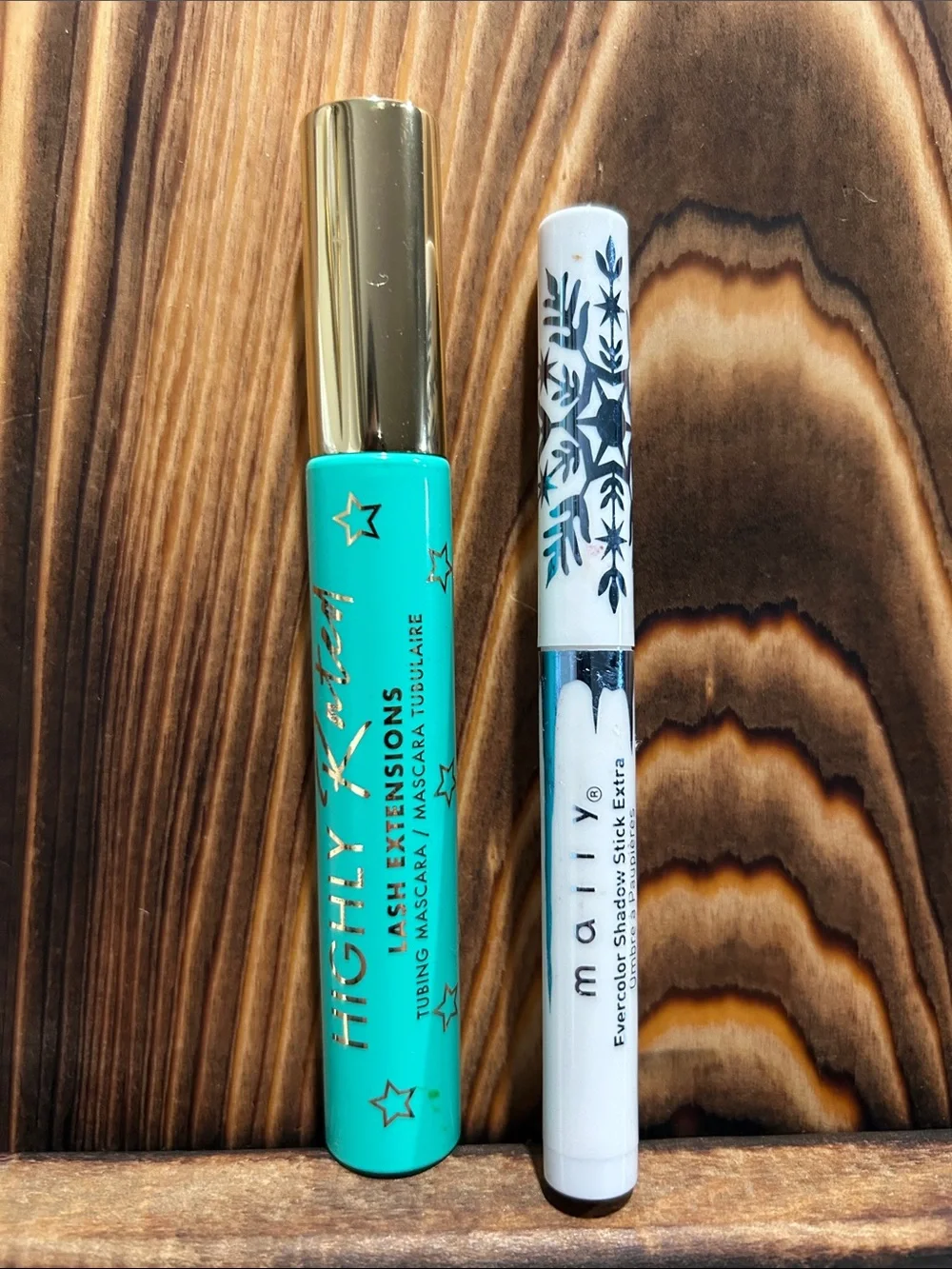 Mally Beauty Turquoise Mascara & White Eyeshadow Stick Duo